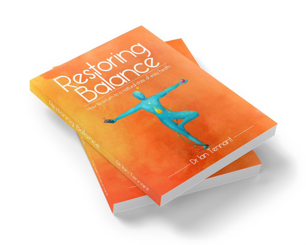 Restoring Balance is a wellbeing self help book by Dr Ian Tennant